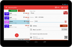 Bills Reminder: track Payments & store Receipts screenshot 8