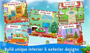 Dream Home Winter Mansion - Home Decoration Game screenshot 0