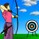 Archery Shooting-Bow and Arrow Icon