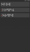 Fraction calculator with solution screenshot 14