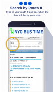 New York Bus Time App screenshot 1