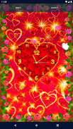 Hearts Love Clock Wallpapers screenshot 7