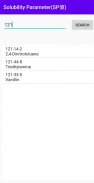Solubility Parameter Search (SP Value, Chemical) screenshot 2