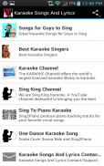 Karaoke şarkılar Sözleri screenshot 8