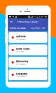 RRB Group D Exam screenshot 0