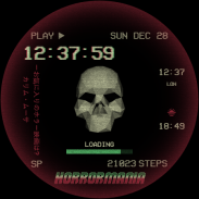 Animated Skull Watch Face screenshot 9