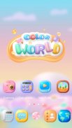 (Free)Color World GO Launcher Theme screenshot 0