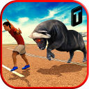 Angry Buffalo Attack 3D Icon