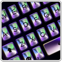 Metal 3d Laser Tema de teclado Icon