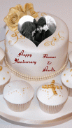 Name Photo On Anniversary Cake screenshot 0