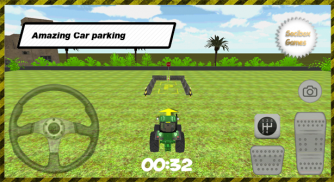 3D Tractor Car Parking screenshot 0