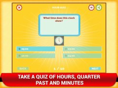 math telling time clock game alarm clock screenshot 3