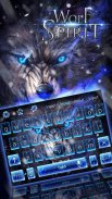 العواء الذئب لوحة المفاتيح موضوع screenshot 0