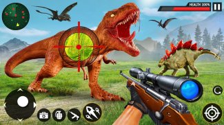 Real Dino Hunting Jungle Games screenshot 2