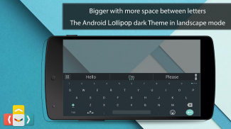 aitype Lollipop Keyboard theme screenshot 3