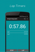 Simple Stopwatch screenshot 2
