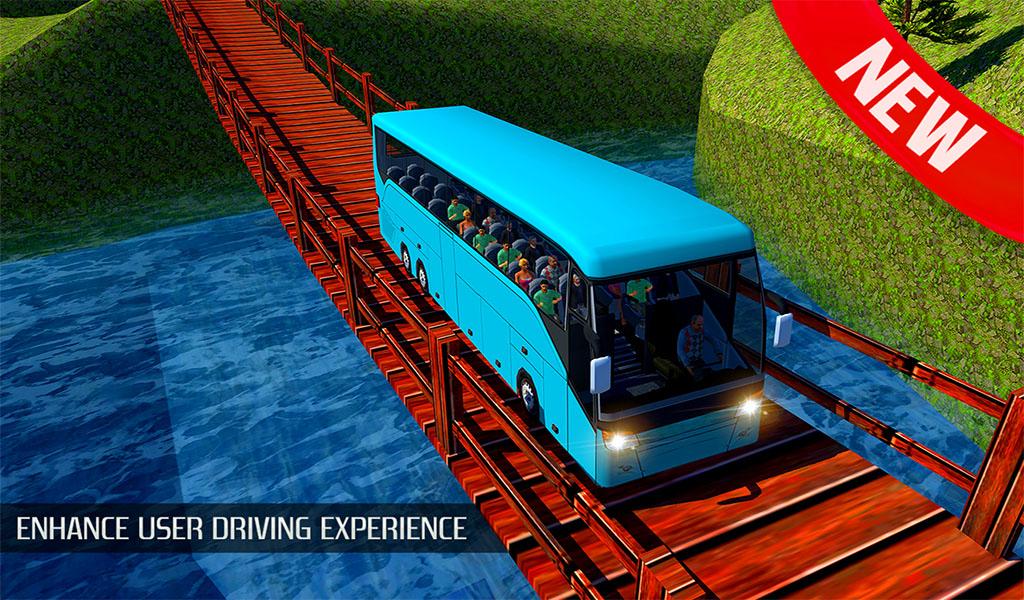 Simulador de ônibus subida offroad moderno: ônibus de transporte de ônibus  de montanha de van::Appstore for Android