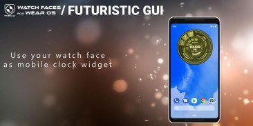 Futuristic GUI Watch Face screenshot 8