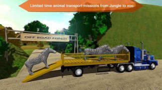 การขนส่งรถบรรทุกสัตว์แบบออฟโรด 3d 2018 screenshot 3