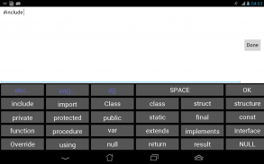 Soft Keyboard for programmers screenshot 1