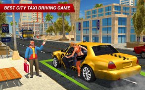 City Taxi Driving Cab 2018: Crazy Car Rush Games screenshot 0