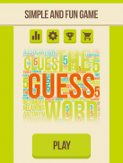 Guess the word - 5 Clues, word games for free screenshot 5