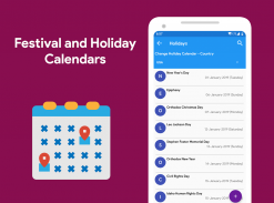 Calendario 2019 - Diario, Eventi, Vacanze screenshot 9