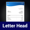 Letterhead Maker Business letter pad template Logo Icon