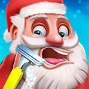 Christmas Santa Beard Shave Icon