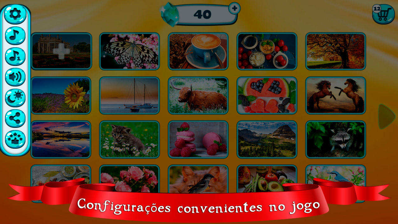 Jogo da memória : Quebra-cabeças para adultos * Grátis::Appstore  for Android