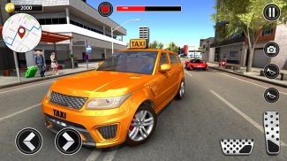 Prado Taxi Driver 3D : City Stations screenshot 2