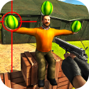 Watermelon shooting game 3D Icon