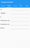 MKD Dosage Calc screenshot 1