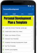 Personal Development Plan Guide screenshot 2