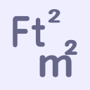 Cost per Square Foot/Meter Calc. Icon