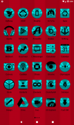 Cyan and Black Icon Pack Free screenshot 16