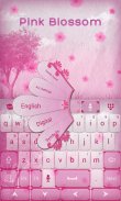 Pink Blossom GO Keyboard Theme screenshot 2