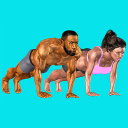 3D Push Ups Home Workout Icon