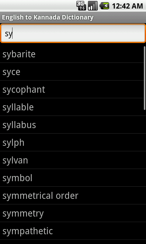 English to Kannada Dictionary::Appstore for Android