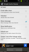 Simple Cache Cleaner screenshot 1