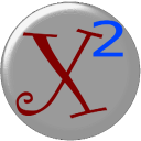 Chi square X2 Test 2x2 table Icon