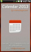 Calendar 2019 screenshot 1