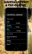 Licencia armas  todos los test screenshot 6