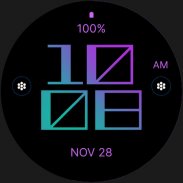 Cold Tech Watch Face screenshot 1