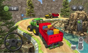 Real Tractor Cargo Transport : New Farming Game 3D screenshot 10