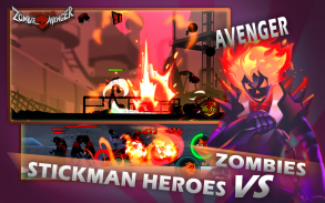 Zombie Avengers-Stickman War Z screenshot 3