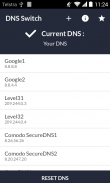 DNS Switch - เชื่อมต่อกับเครือข่ายได้อย่างราบรื่น screenshot 0