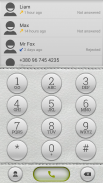 ExDialer Theme White Leather screenshot 4