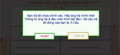 Trắc nghiệm GDCD THPT screenshot 0