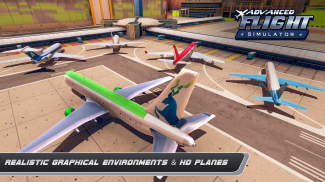 လေယာဉ်ပျံ စစ်မှန်သော လေယာဉ်ခရီးစဉ် Simulator 2017 screenshot 2